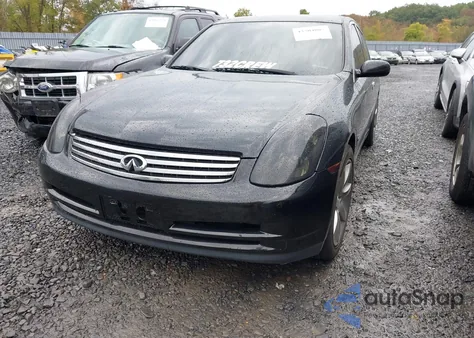 2003 Infiniti G35 Luxury Leather z USA, uszkodzony, nr VIN JNKCV51E73M013281